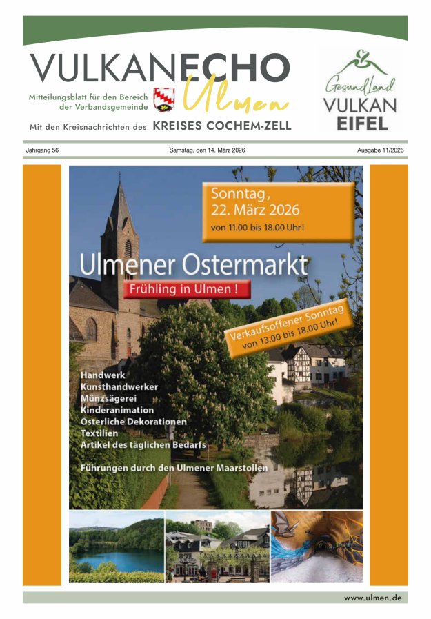 Vulkan Echo VG Ulmen Titelblatt 11/2026