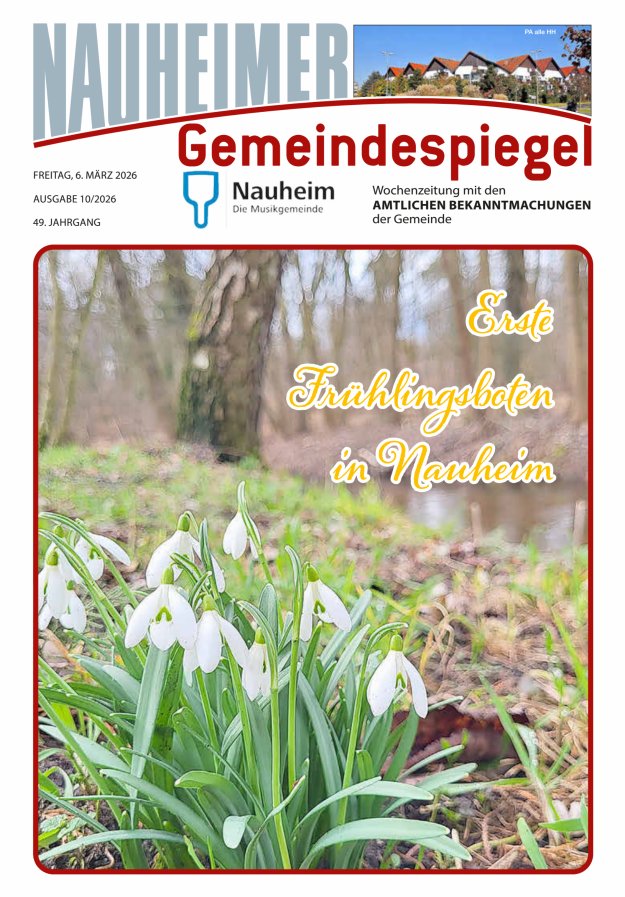 Nauheimer Gemeindespiegel Titelblatt 10/2026