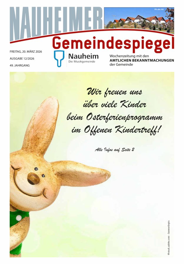 Nauheimer Gemeindespiegel Titelblatt 12/2026