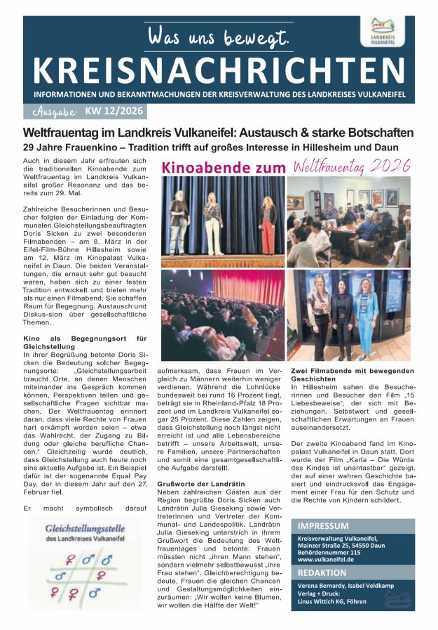Kreisnachrichten Titelblatt 12/2026
