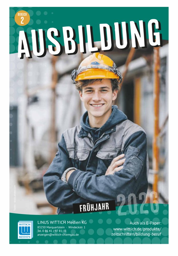  Ausbildungsratgeber Chiemsee Titelblatt 12/2026
