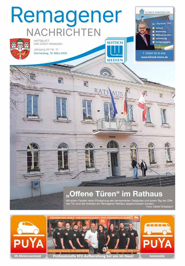 Remagener Nachrichten Titelblatt 12/2026