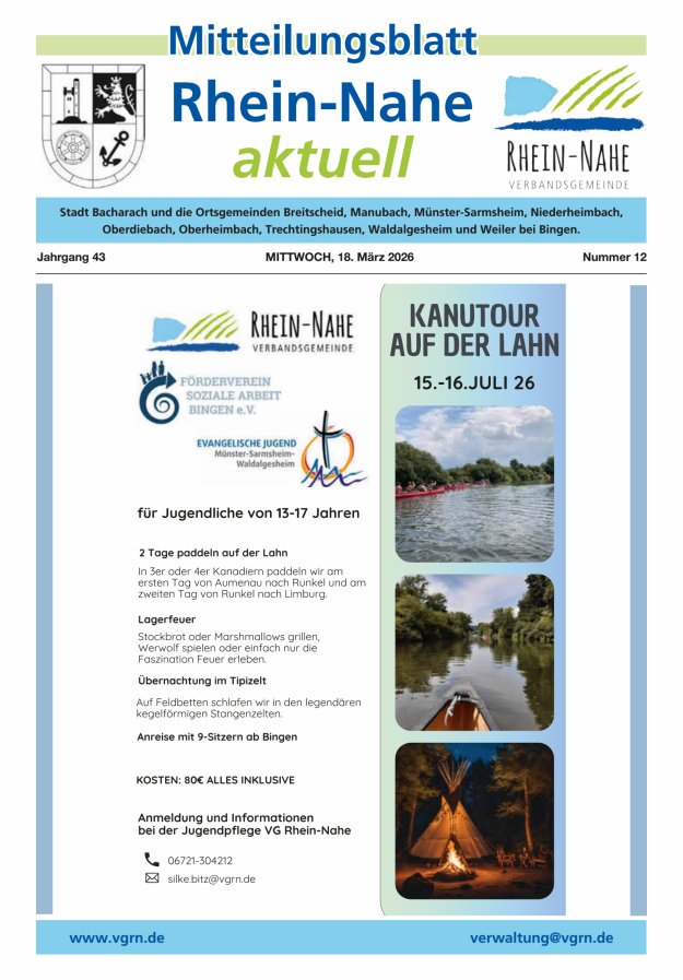 Rhein-Nahe aktuell Titelblatt 12/2026