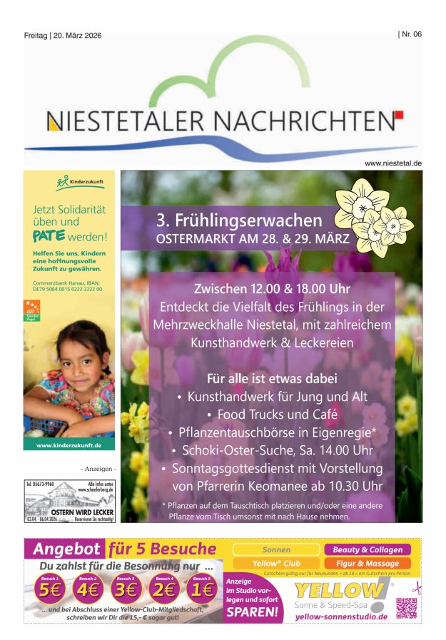 Niestetaler Nachrichten Titelblatt 06/2026