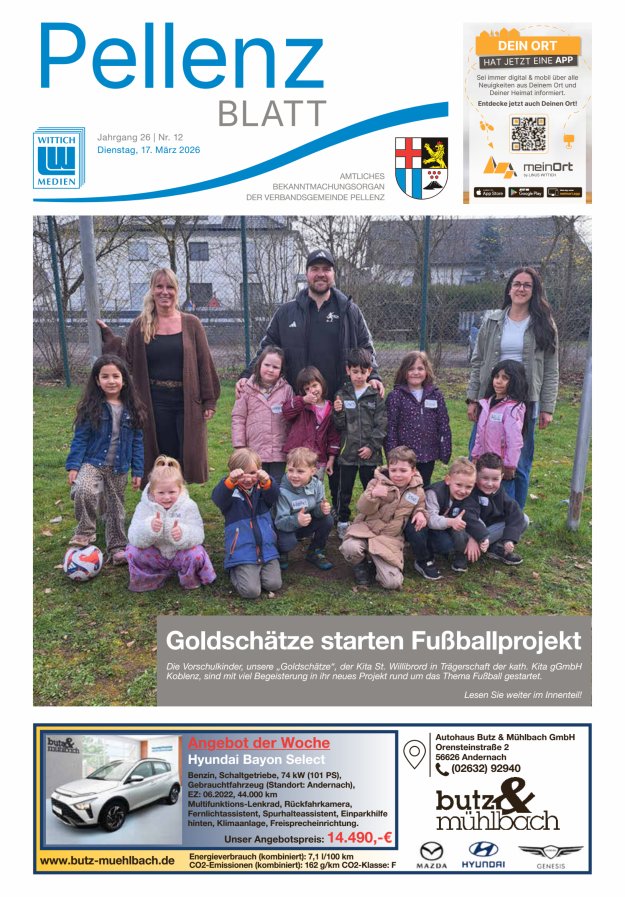 Pellenzblatt Titelblatt 12/2026