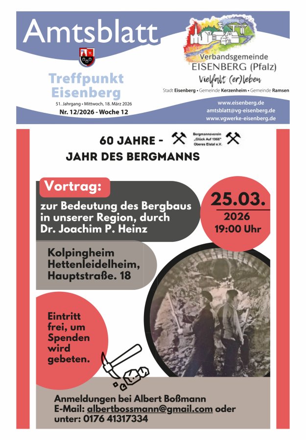 Treffpunkt Eisenberg Titelblatt 12/2026