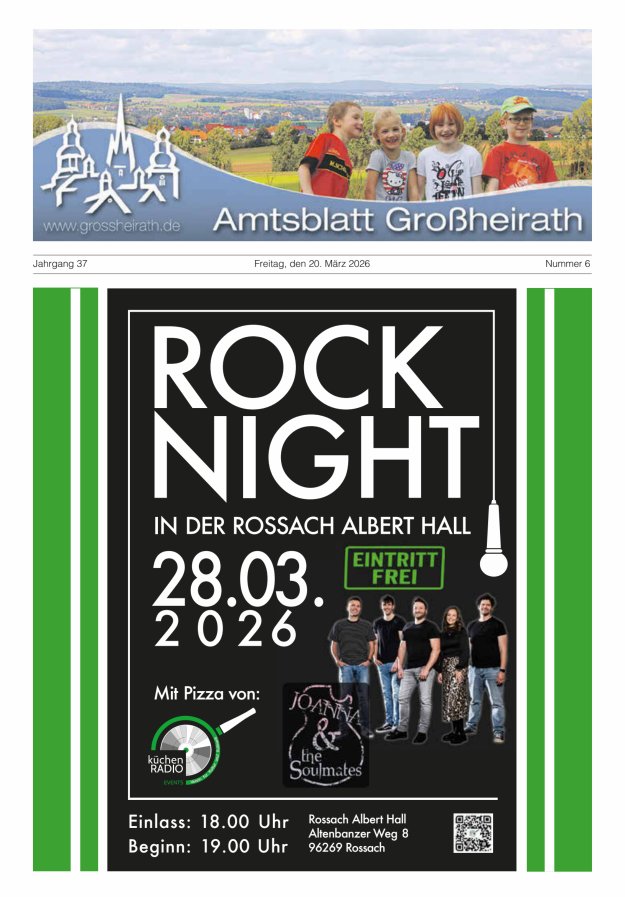 Amtsblatt Großheirath Titelblatt 06/2026