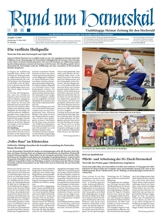Rund um Hermeskeil Titelblatt 12/2026