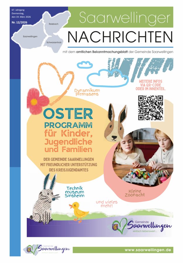 Saarwellinger Nachrichten Titelblatt 12/2026