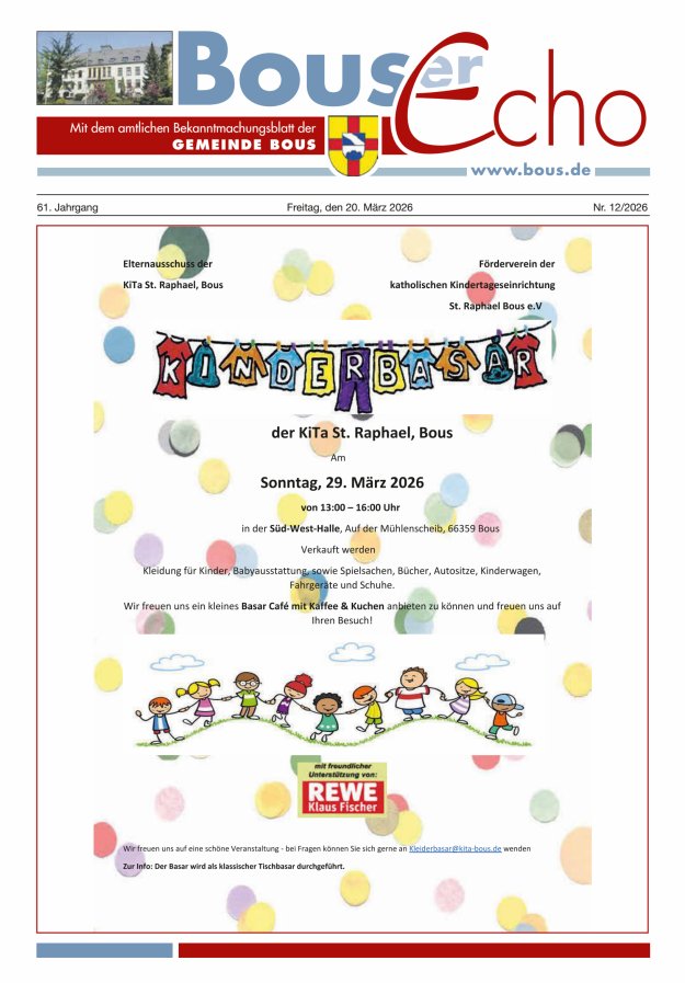 Bouser Echo Titelblatt 12/2026