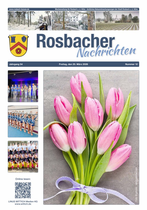 Rosbacher Nachrichten Titelblatt 12/2026