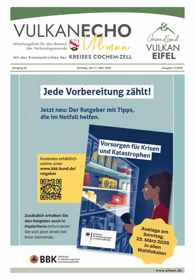 Vulkan Echo VG Ulmen Titelblatt 12/2026