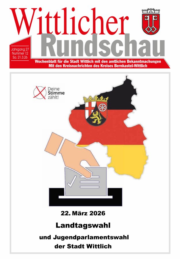 Wittlicher Rundschau Titelblatt 12/2026