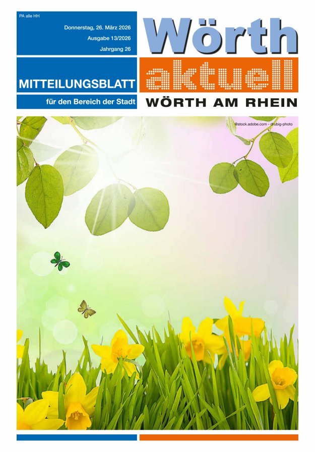 Wörth aktuell Titelblatt 13/2026