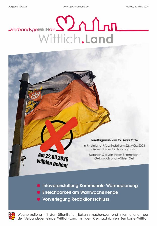Mein Wittlich.Land Titelblatt 12/2026