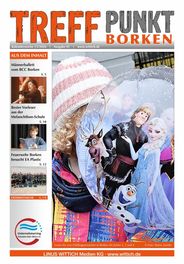 Treffpunkt Borken Titelblatt 01/2026