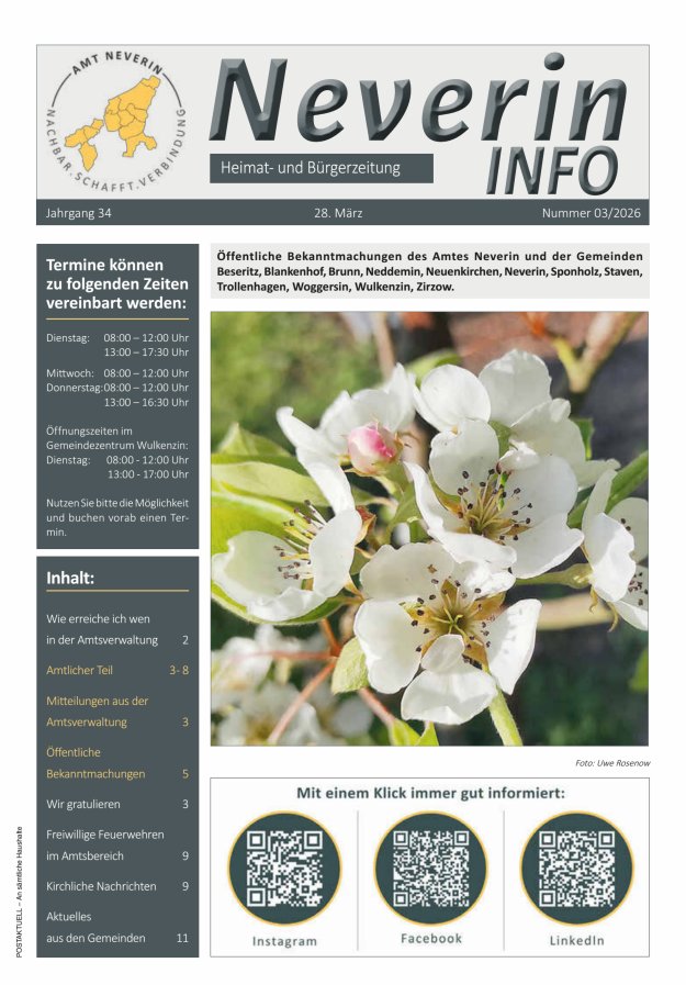Neverin INFO Titelblatt 03/2026