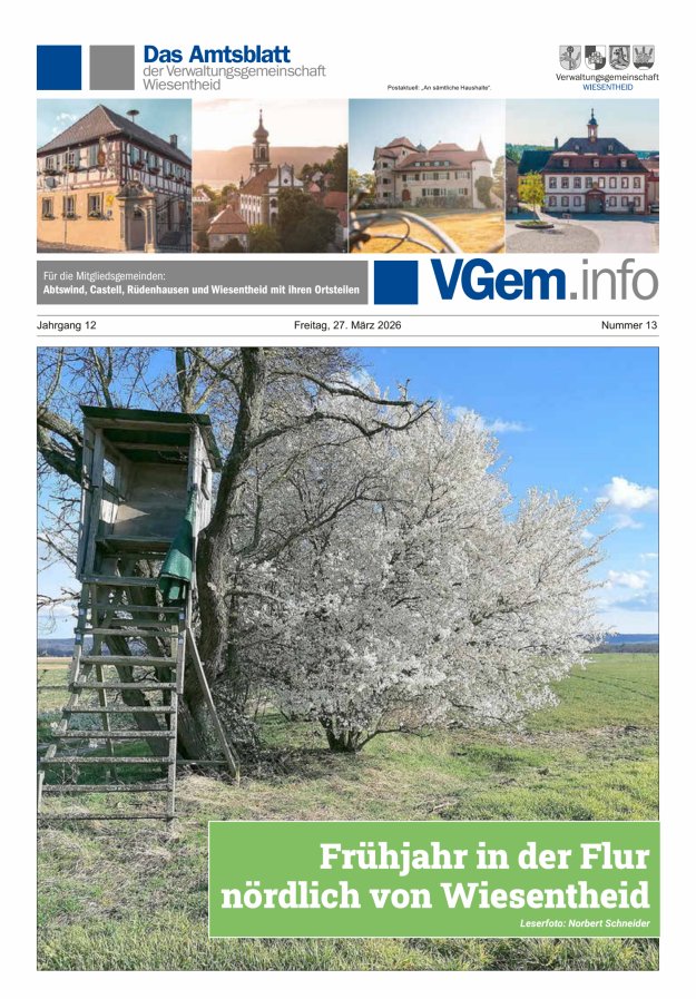 Wiesentheid Titelblatt 13/2026