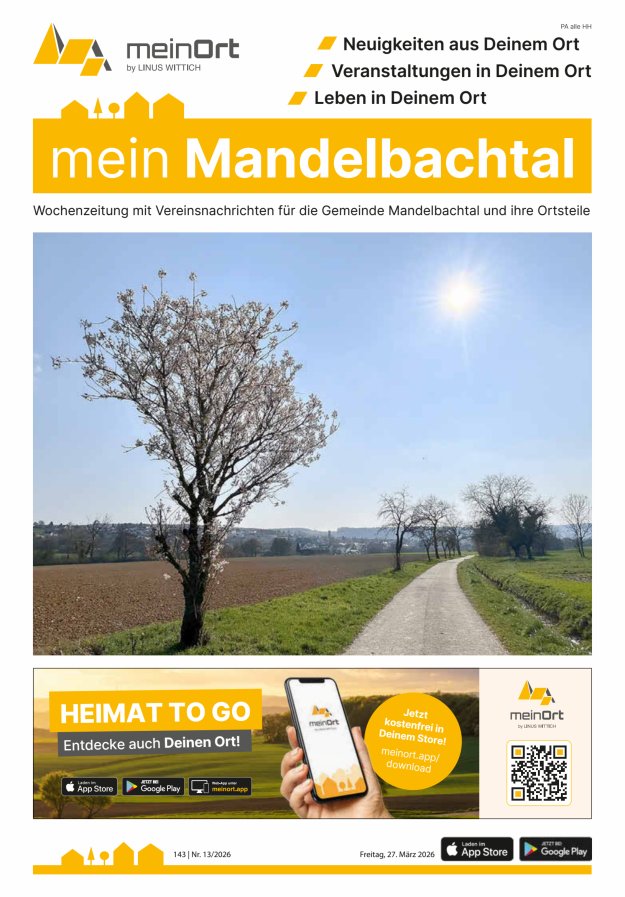 mein Mandelbachtal Titelblatt 13/2026