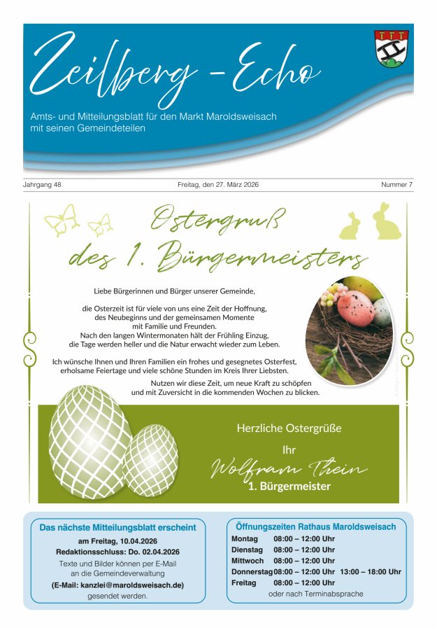 Zeilberg-Echo Titelblatt 07/2026