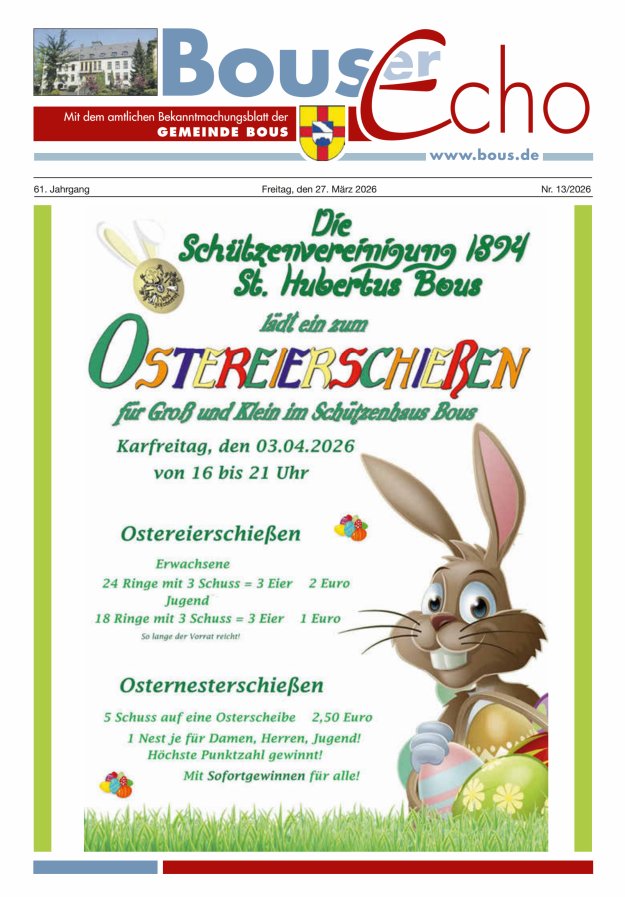 Bouser Echo Titelblatt 13/2026