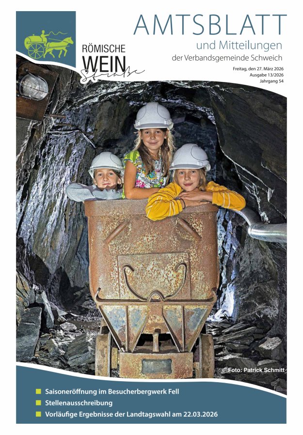 Amtsblatt VG Schweich Titelblatt 13/2026