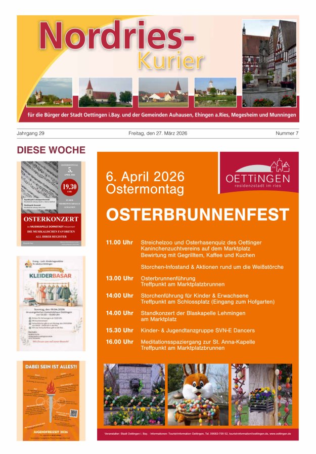 NordRies-Kurier Titelblatt 07/2026