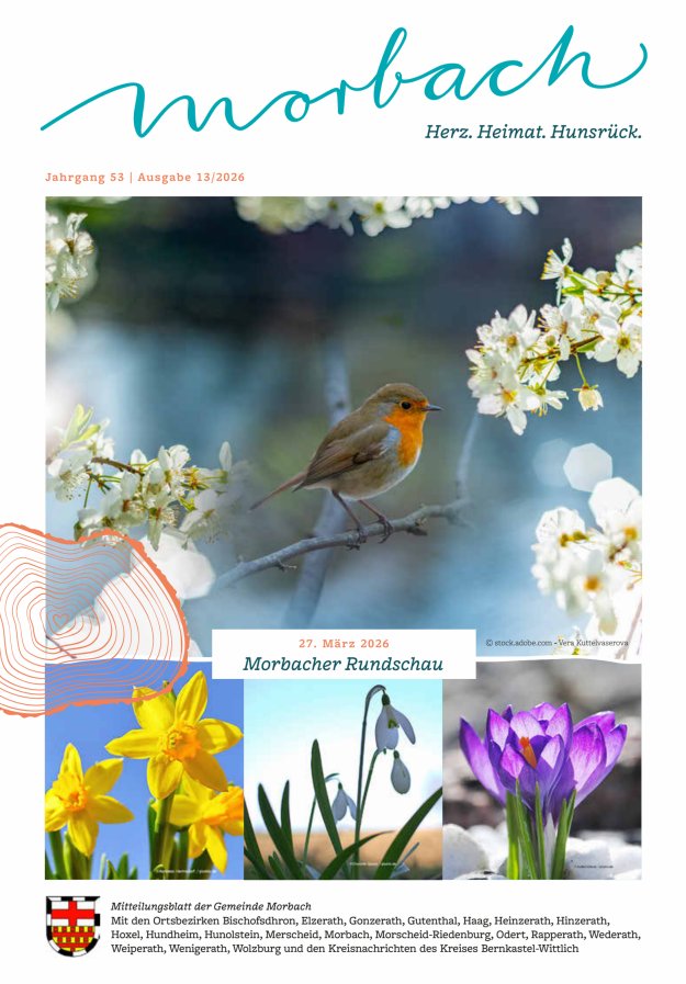 Morbacher Rundschau Titelblatt 13/2026
