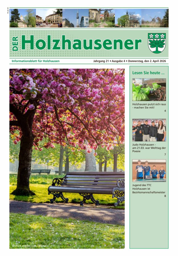 Der Holzhausener - Informationsblatt Titelblatt 04/2026