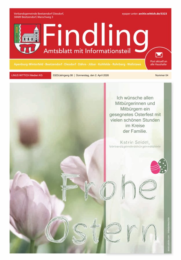 Der Findling Titelblatt 04/2026