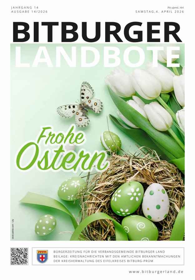 Bitburger Landbote Titelblatt 14/2026
