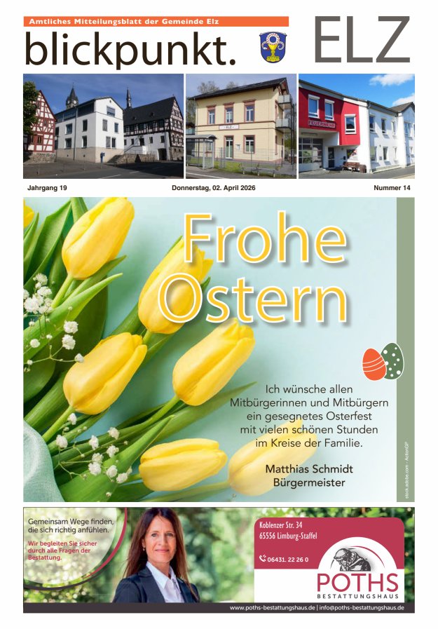 Blickpunkt Elz Titelblatt 14/2026