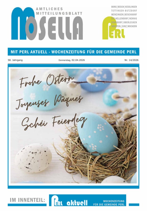 Mosella Perl Titelblatt 14/2026