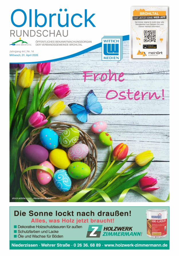 Olbrück Rundschau Titelblatt 14/2026