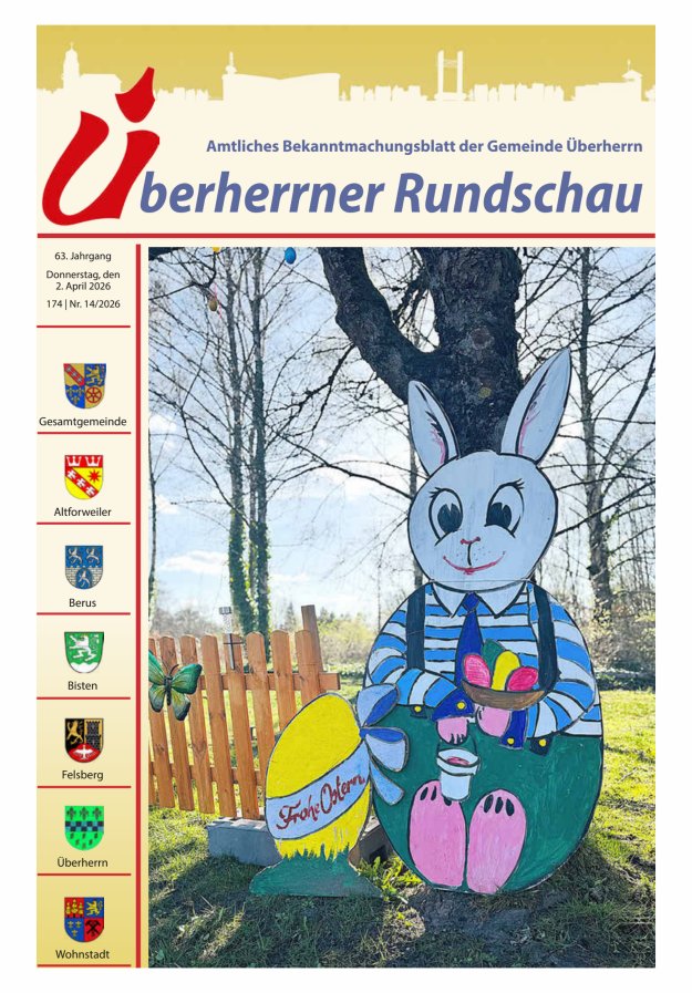 Überherrner Rundschau Titelblatt 14/2026