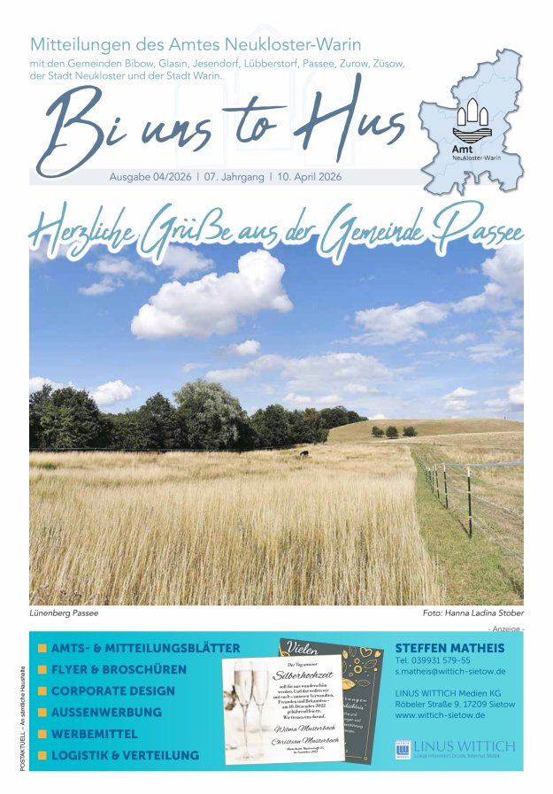 Bi uns to Hus Titelblatt 04/2026