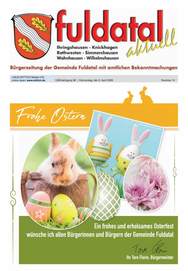 Fuldatal aktuell Titelblatt 14/2026