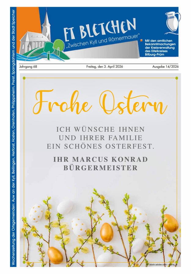 Et Bletchen VG Speicher Titelblatt 14/2026