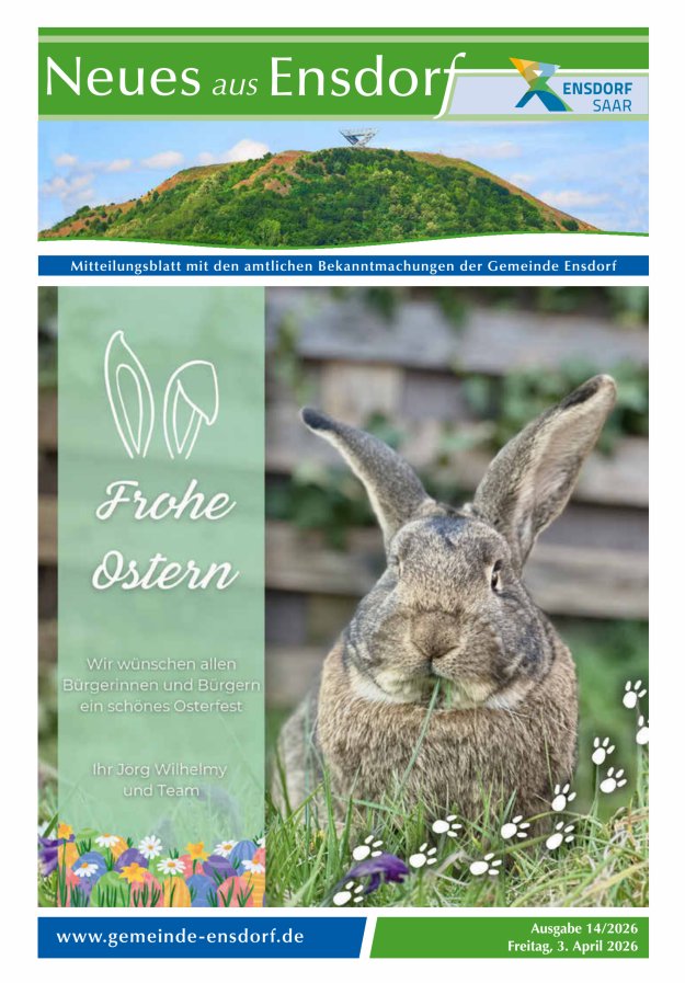 Neues aus Ensdorf Titelblatt 14/2026