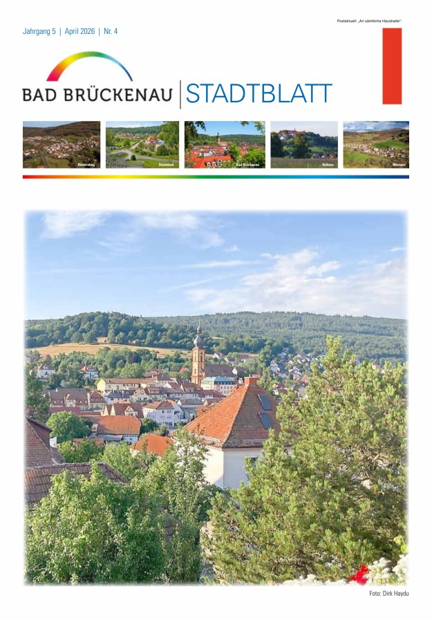 Stadtblatt Bad Brückenau Titelblatt 04/2026