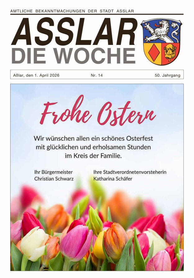 Asslar - Die Woche Titelblatt 14/2026