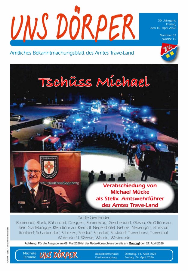Uns Dörper Titelblatt 07/2026