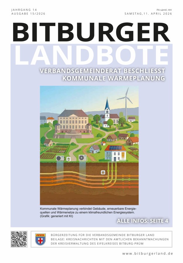 Bitburger Landbote Titelblatt 15/2026