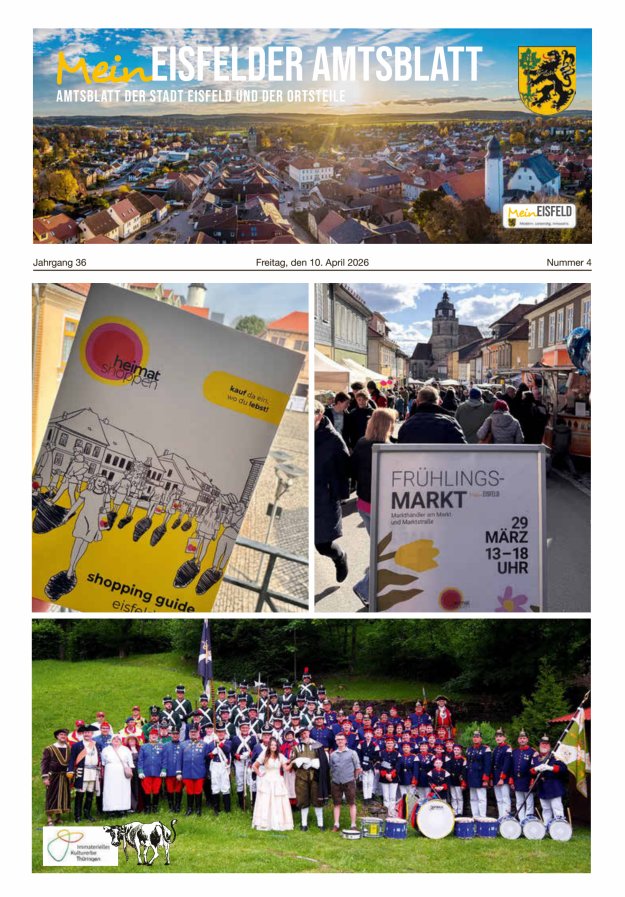 Eisfelder Amtsblatt Titelblatt 04/2026