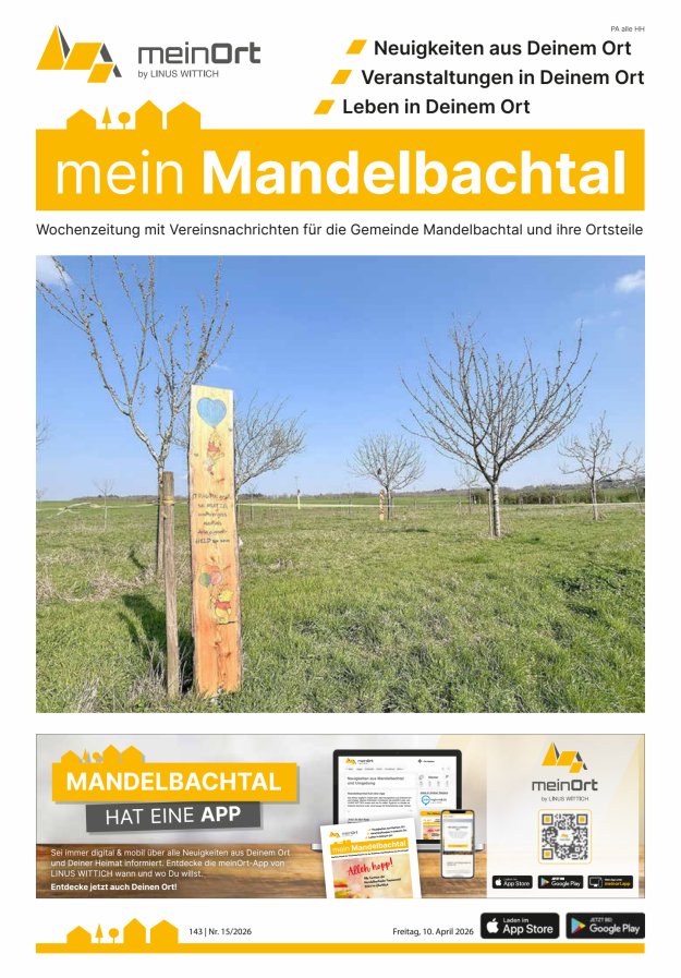 mein Mandelbachtal Titelblatt 15/2026