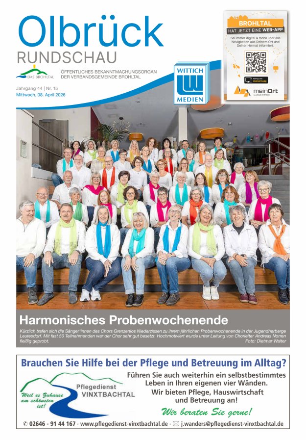 Olbrück Rundschau Titelblatt 15/2026