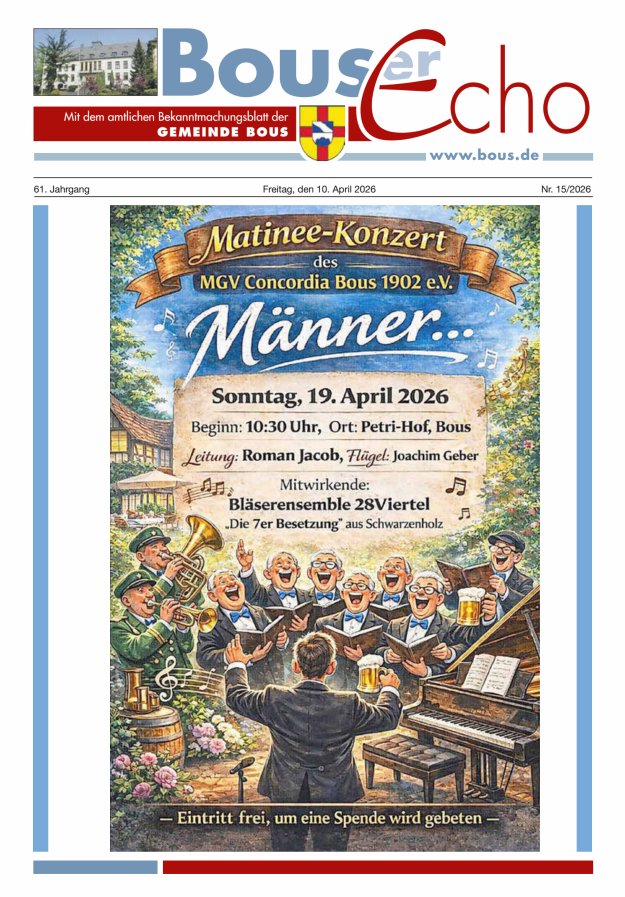 Bouser Echo Titelblatt 15/2026