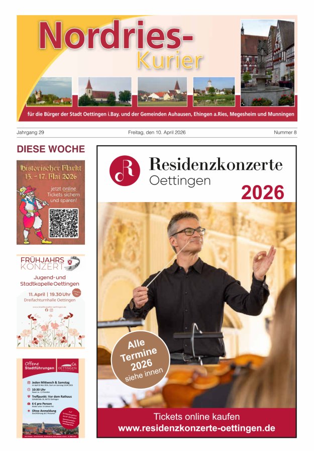 NordRies-Kurier Titelblatt 08/2026