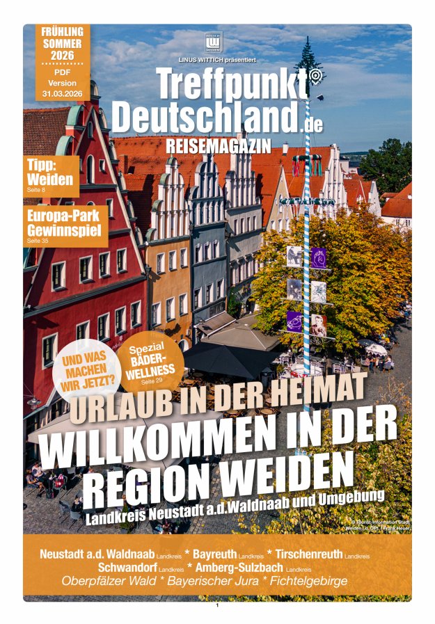 TreffpunktDeutschland Region Weiden Reisemagazin Titelblatt 06/2026