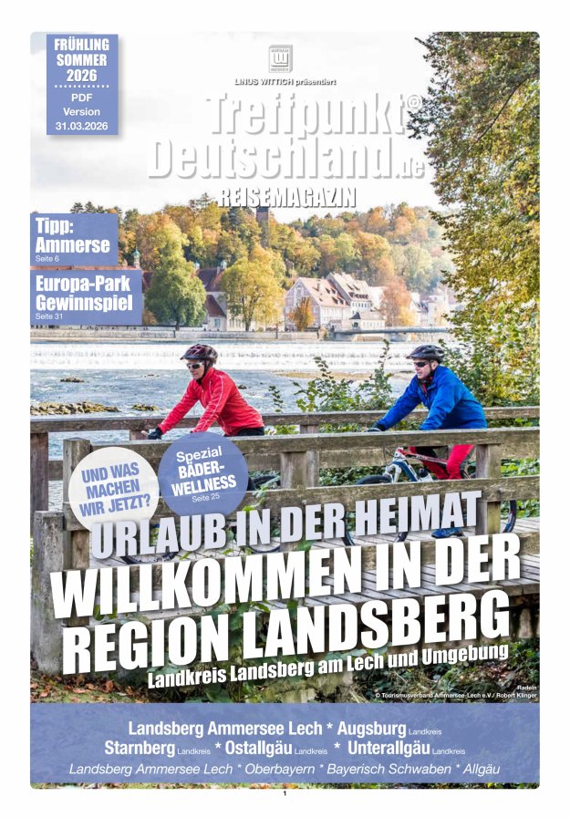 TreffpunktDeutschland Region Landsberg Reisemagazin Titelblatt 07/2026